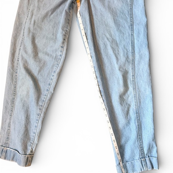 Z. Cavaricci Jeans High Waist Pleated, Barrel, Vintage, Light Wash 80s, Size 28 - Picture 2 of 10